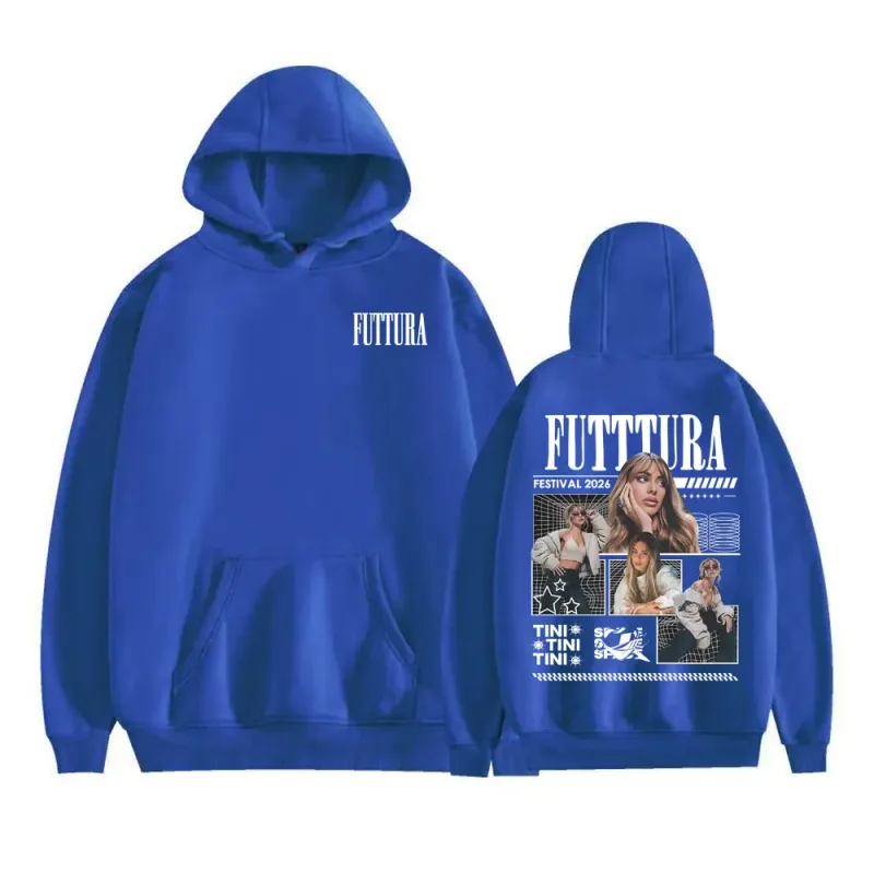 Tini Stoessel Futtura Album 2026 Merch Hoodies Men Women Clothing Vintage Aesthetic Sweatshirt Cozy Fleece Long Sleeve Pullovers — image 11