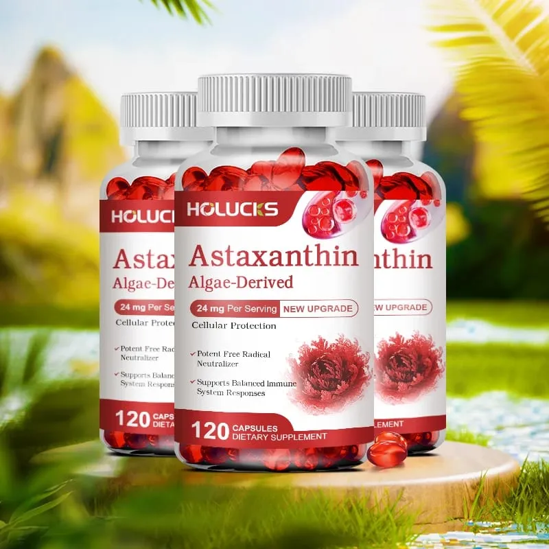 Buy 1 Get 1 Free! Astaxanthin 24mg Supplement for Skin & Eye Health Anti-Aging & UV Defense Reduces Eye Fatigue Non-GMO — image 6