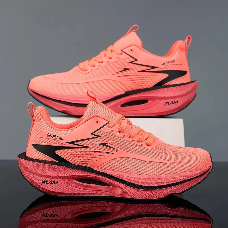 Men Running Shoes Casual Sports Marathon Breathable Lightweight Women's Comfortable Athletic Nonskid Walking Sneakers Outdoors — image 4