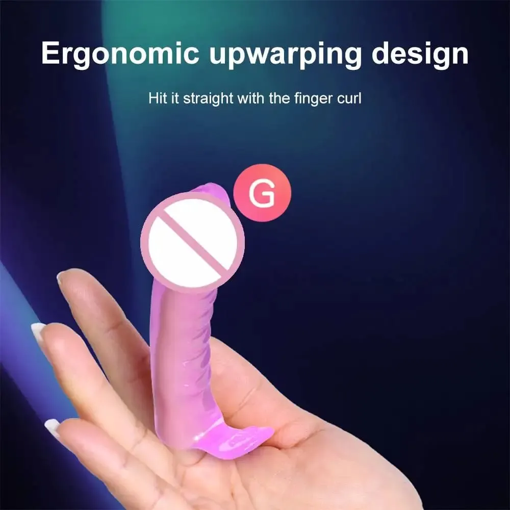 Sex Toys For Women Men Adult Erotic Bdsm G Spot Vagina Massager No Vibrator Butt Plug Finger Sleeve Clitoris Stimulator Sex Shop — image 1