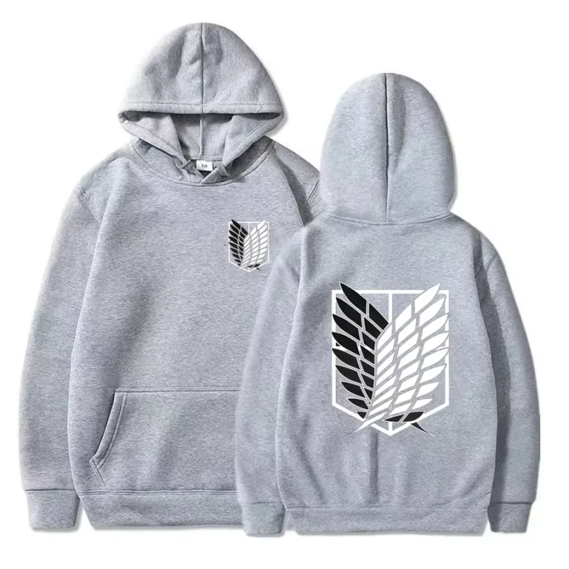 2026 Attack on Titan Men's Hoodie Anime Hoodies Men and Women Streetwear Pullover Harajuku Shingeki No Kyojin Hoodies Sweatshirt — image 13