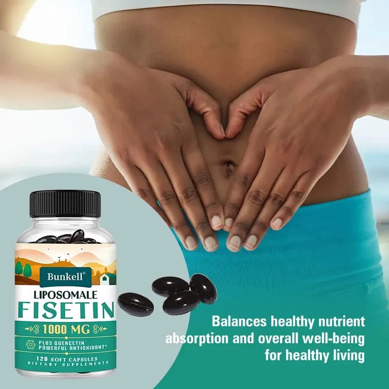 Liposzómás fisetin kvercetinnel – nagy hatású 1000 mg kombinált antioxidáns-kiegészítő az optimális egészségért — image 3