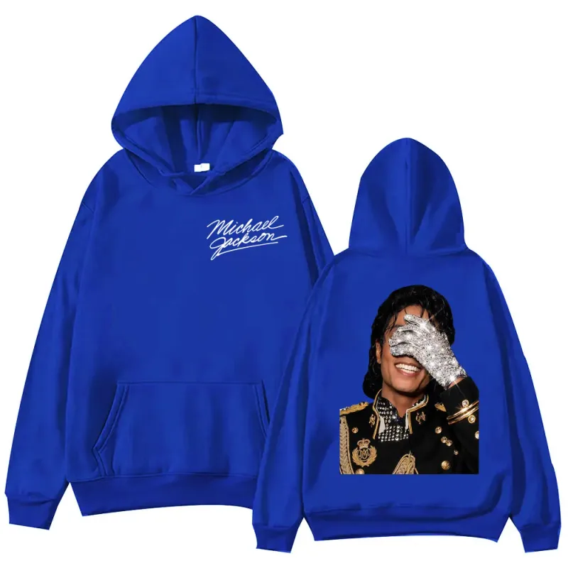 90's Classics Michael Jackson Hoodie Gothic Fashion Vintage Hooded Sweatshirts Men Women Punk Clothing Rock Pullovers Streetwear — image 9