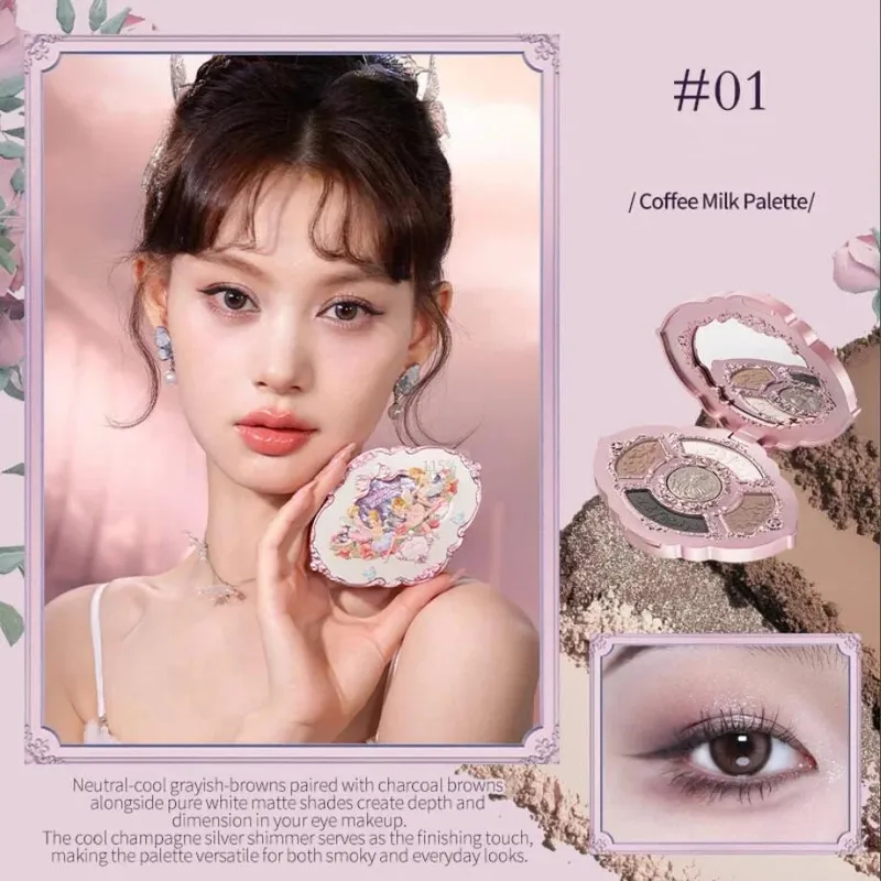 Flower Knows Makeup Set Midsummer Fairytales Flowerknows Foundation Little Angel Highlight Strawberry Rococo Lip Glaze 11pcs Kit — image 3