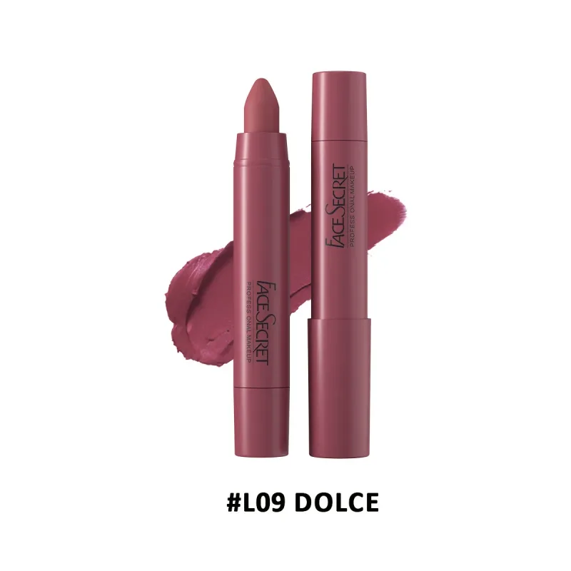 1 Stück wasserfester, matter Lippenstift mit langanhaltendem Finish, antihaftbeschichtet, leicht, Lippenstift, glatte Anwendung, Lippen-Kombi-Set