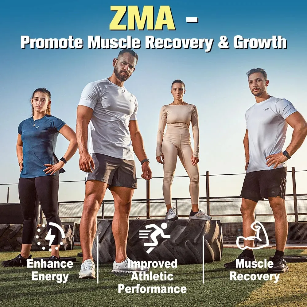 Buy 2 Get 2 Free! Easter Gift ZMA Supplements Capsules with Zin Vitamin B-6 Support Energy Brain Overall Health — image 7