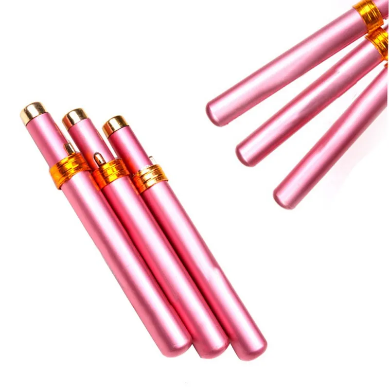 Retractable Portable Makeup Lip Brushes Cosmetic Eyeshadow Brush with Cap Women Makeup Tools — image 4