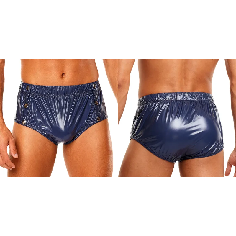 Men Waterproof Diaper Cover Elderly Bedridden Leak-proof Incontinence Briefs Tear-away Washable Adaptive Underwear Swimwear — image 3