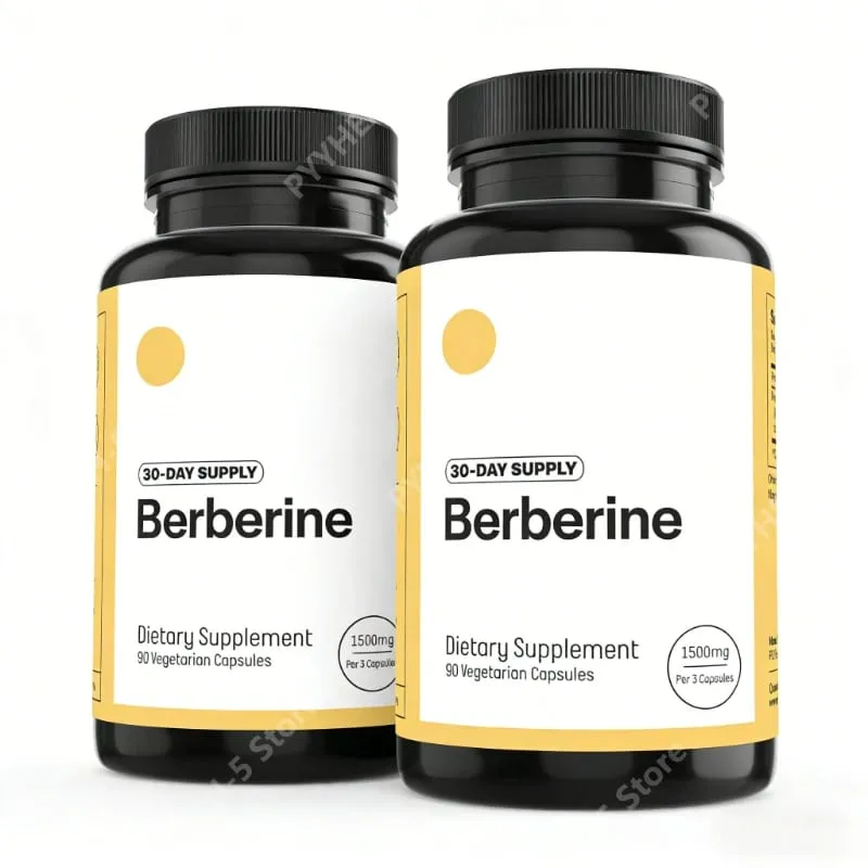 Berberine Supplement 1500mg | Berberine 500mg Per Capsule Supports Metabolic Profiles Hormonal Balance Berberine Supplements
