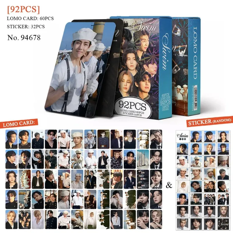 92 Single Small Card New Album Fan Support Photo Cards Greeting Cards Journal Stickers LOMO Card Collectible Gift — image 10