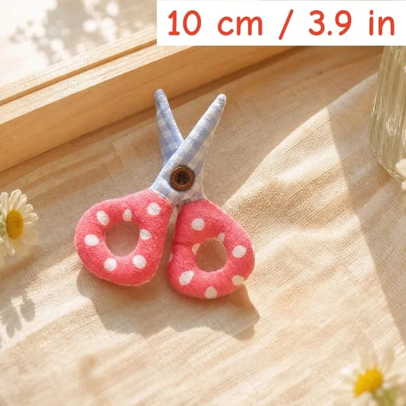 Scissors Plush Pillow Cos Gwen Cute Creative Simulation Cloth Scissors Stuffed Toy Soft Cushion Funny Stress Relief Gift