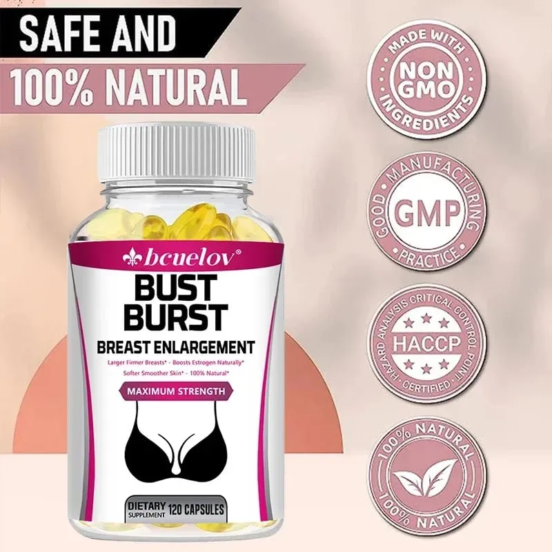 Natural Pueraria Supplement - 1000 Mg Supports Breast Roundness Firmness Elasticity and Improves Women's Self-confidence — image 1