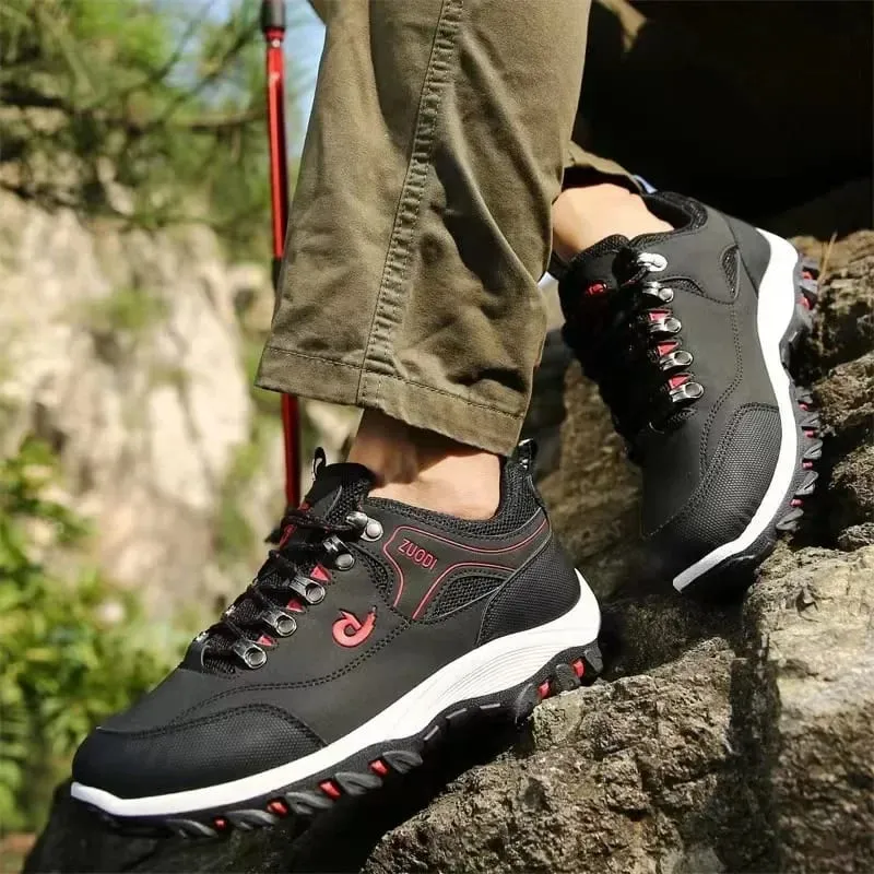 2026 New Men Hiking Shoes High Quality Anti Slip Men Sneakers Outdoor Climbing Walking Shoes Breathable Light Running Shoes Male — image 5