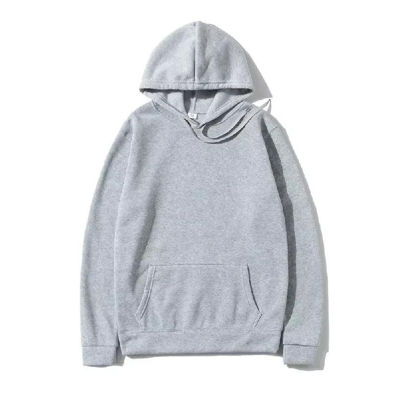 Men's and Women's Solid Color Pocket Hoodies Sports Fitness Sweatshirts Fashionable Casual Pullovers Multi Color — image 12