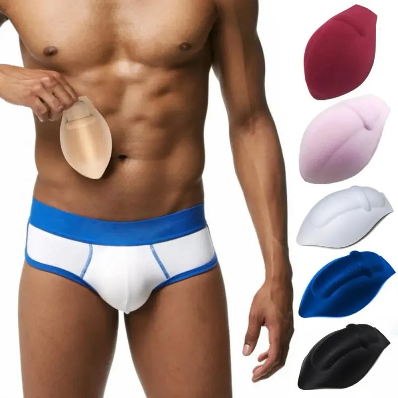 Underwear Padding Men Padded Underwear Accessory Enhance Bulge With Men's Underwear Push Up Cup Pad For Swim Trunks For Daily — image 5