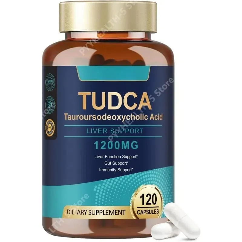 Bile Salts 120 Capsules Ultra Strength Pure TUDCA Liver Supplements Liver and Gallbladder Cleanse & Repair Vegan — image 5