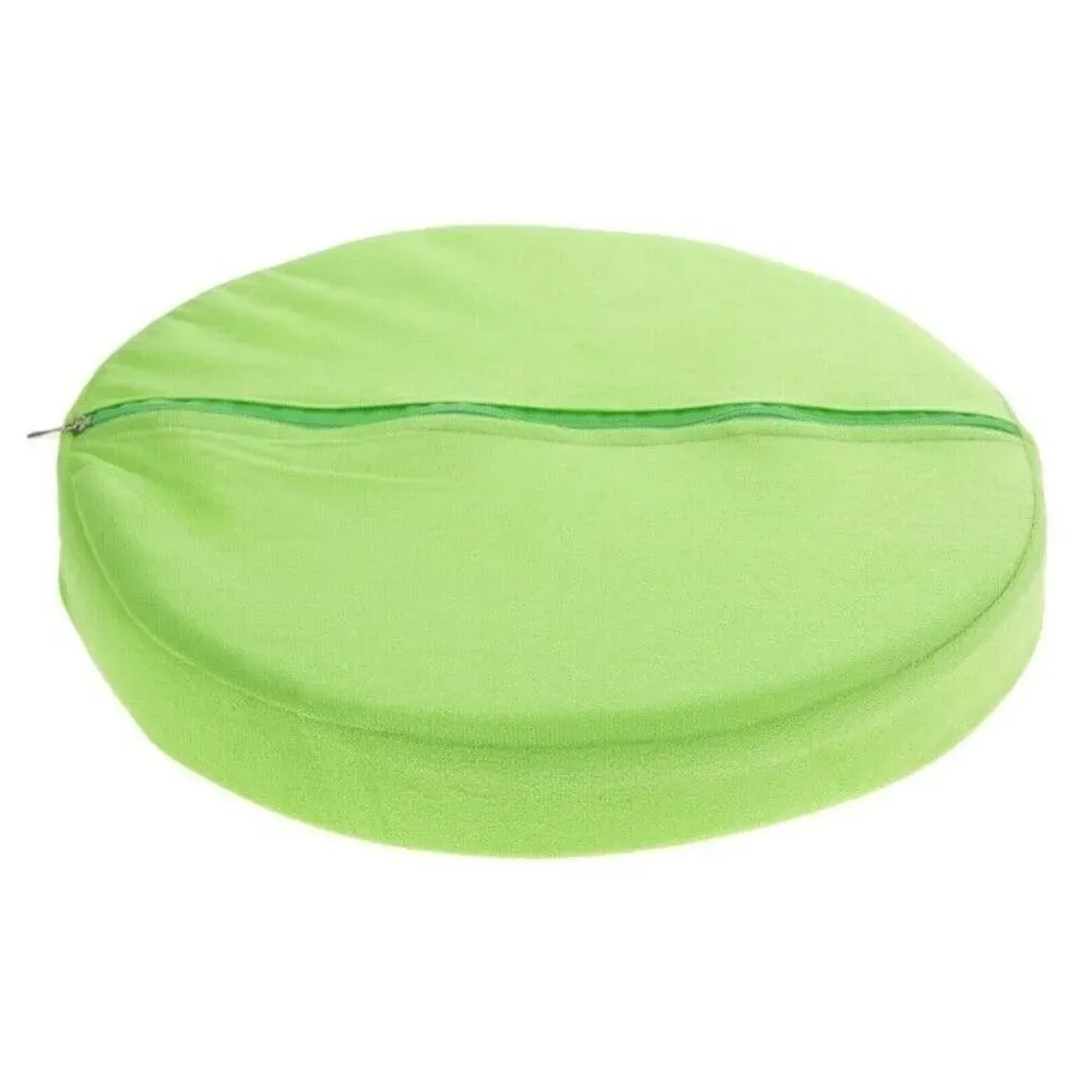Cute Round Fruit Pillow Simulation Plush Fabric Seat Cushion Fruit Slice Print Stuffed Inner Plush Pillow Sofa Decor — image 8