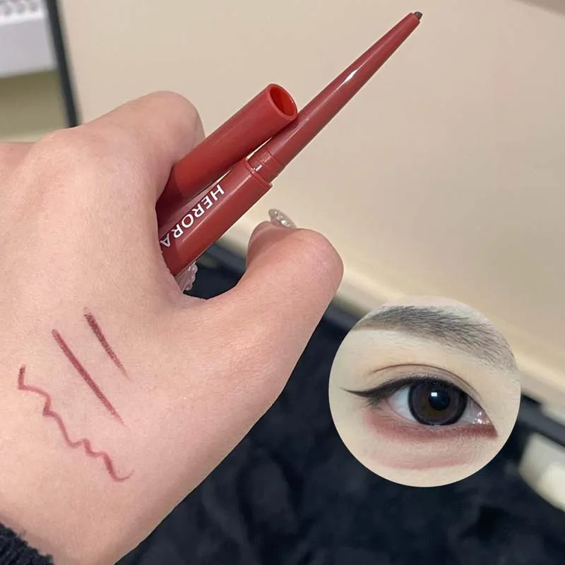 Herorange Glitter Eyeliner Pencil Ultra Fine Tip Smooth Color Enlarge Eyes Daily Light Makeup — image 6