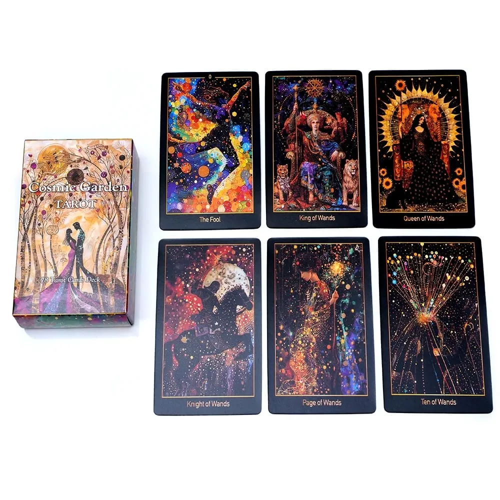 Cosmic Garden Tarot Cards Tarot Deck Fortune Telling Game Card Divination Fate Party Oracle CardBoard Game Family Party Game — image 6