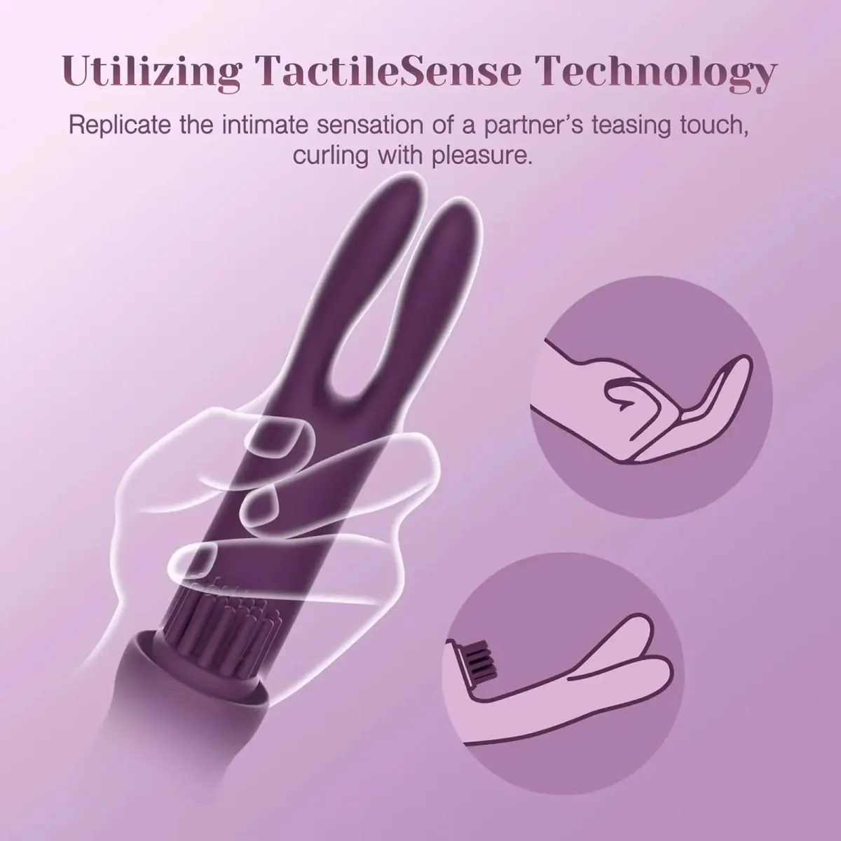 Y-Pao Rabbit Vibrador for Women 3-in-1 G-Spot Clitoral Stimulation Adult Sex Toys Tickling Come-Hither Motion Female Masturbator