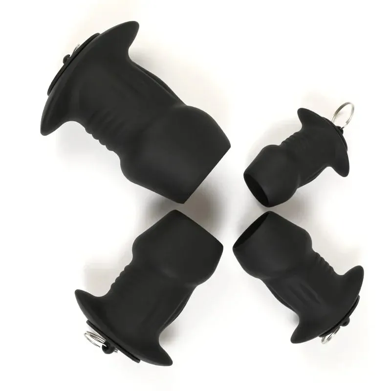 Ihålig silikon Anal Pärla Butt Plug Anus Dilator Tunnel Expansion Lavemang Prostata Massage Sexleksaker för kvinnor Män Onani