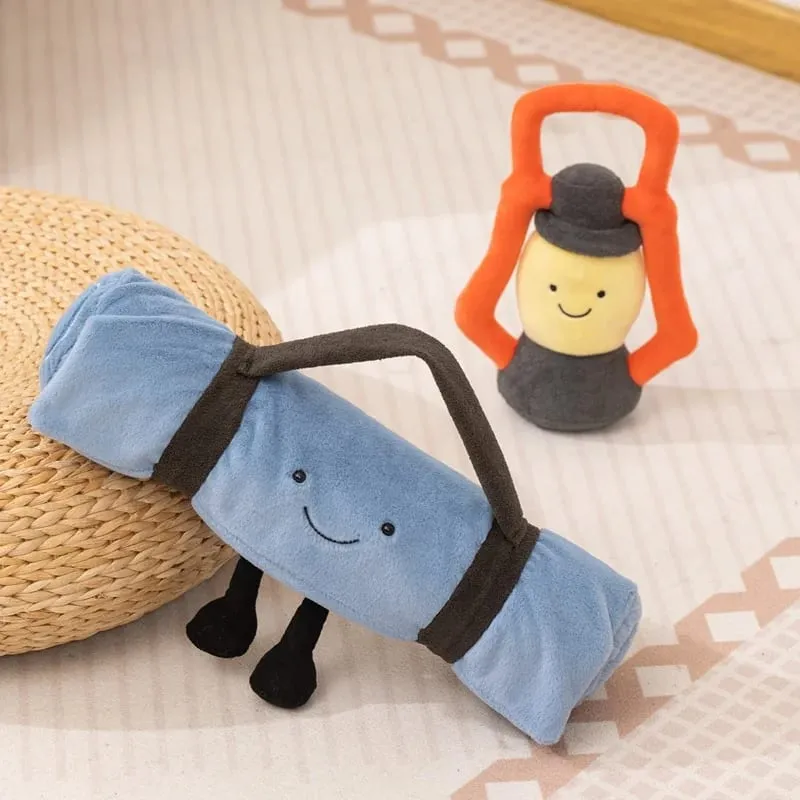 Outdoor Humanoid Camping Light Mat Plush Pillow Stuffed Kawaii Plushie Decor Gift — image 6