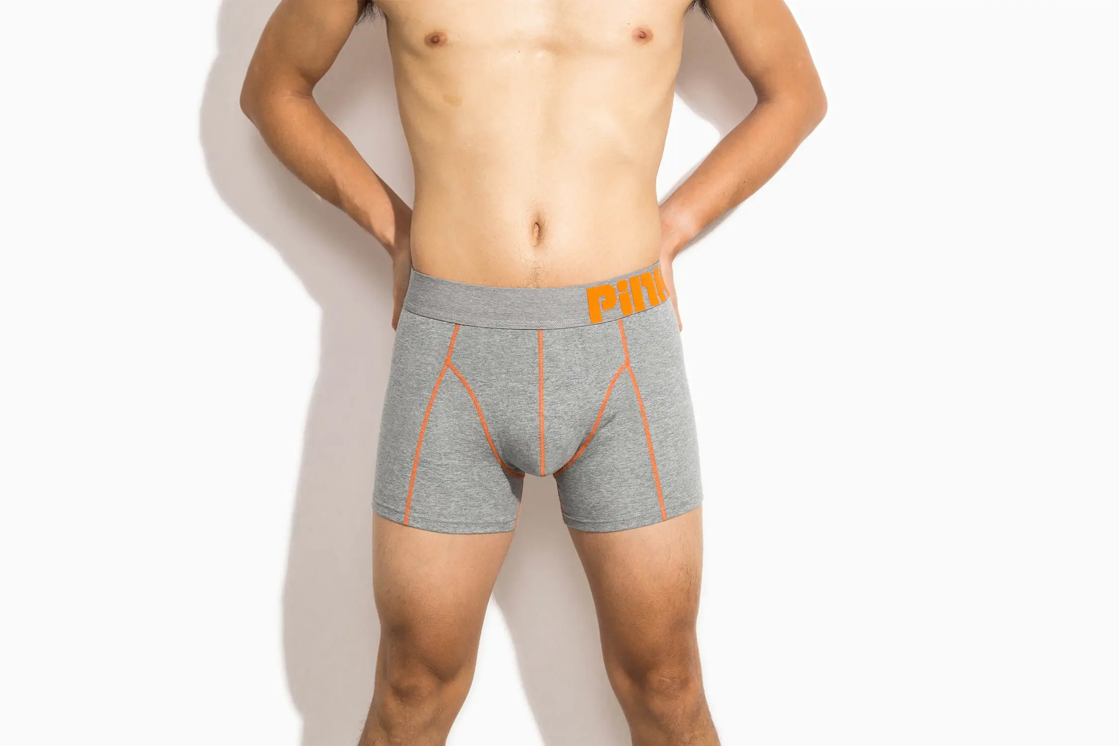 4-PACK PINKHERO Modekalsonger för män, Snygga bekväma och mjuka Slip Homme， Fina bomullsunderkläder Boxerbyxor, Herrtrosor