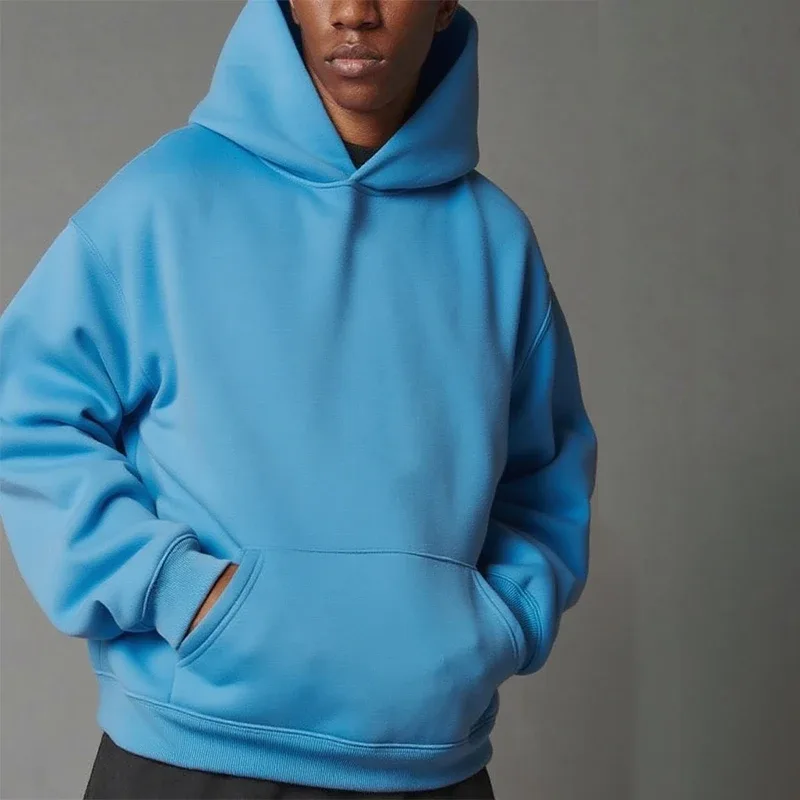 Casual Hoodies Sweatshirts Men Hooded Hoody Streetwear Brand Tops Male Fashion Tracksuit Pullover Gyms Hoodie Sweatshirt For Men — image 2