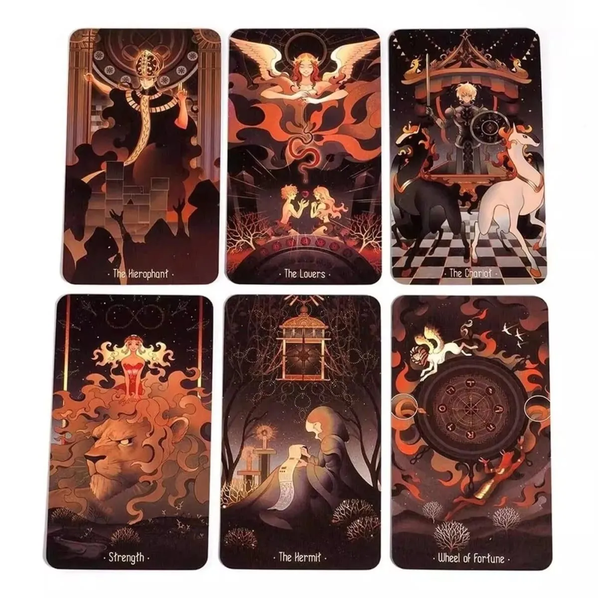 Stars Lighting Tarot Card Game - Night Sky Theme Fated Beauty Tabletop Game for Nighttime Play — image 1