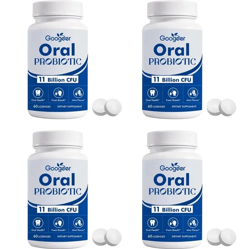 Googeer Oral Probiotic Lozenges 11 Billion CFU Mint Flavor Supports Oral Gum Throat Health and Fresh Morning Breath 60 Lozenges — image 10