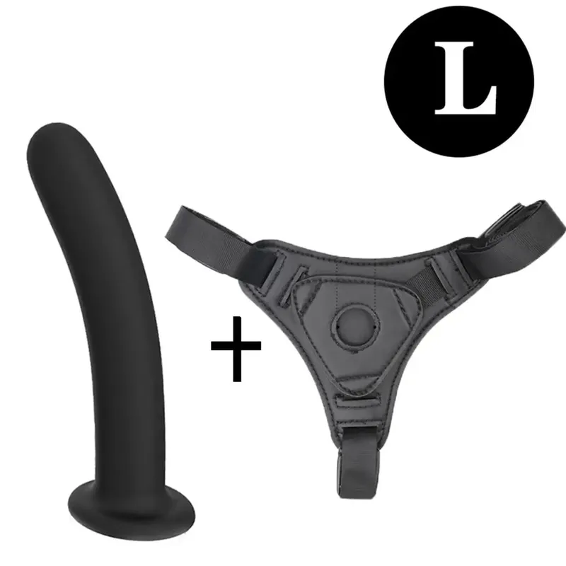 Adjustable Silicone Strap On Dildo Harness Set S M L Sizes Realistic Penis Panties for Women Lesbian Couples G-Spot Anal Vaginal