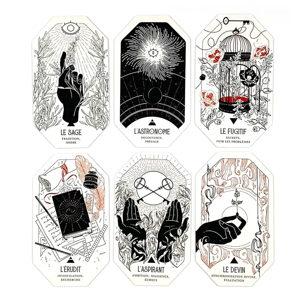 The Citadel A Fantasy Oracle Cards A 60 Octagonal Design Deck French Version Fortune Telling Divination Board Game Cards Game — image 4