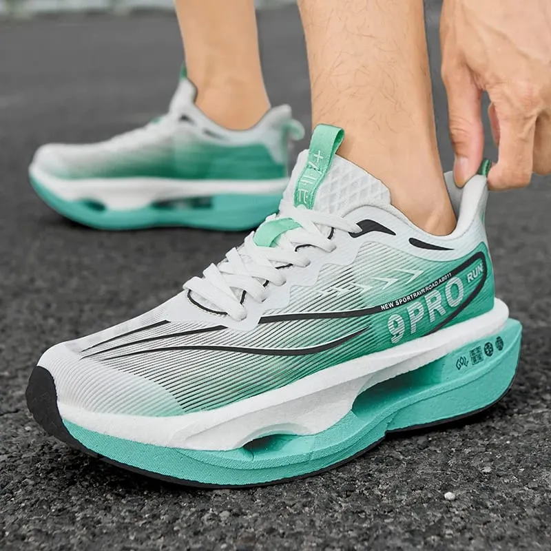 Carbon Board Marathon Running Shoes Men Comfortable Athletic Women's Sneakers Breathable Walking Basketball Sneakers Men — image 3