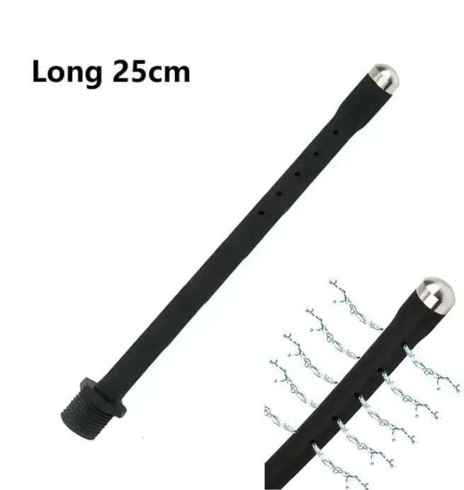 Silikone Lange 58 cm Anal Perler Plug Dilator Douche Klyster Vagina Rensesæt Buttplug Sprøjte Brusehoved Gay Sex Legetøj Til Par
