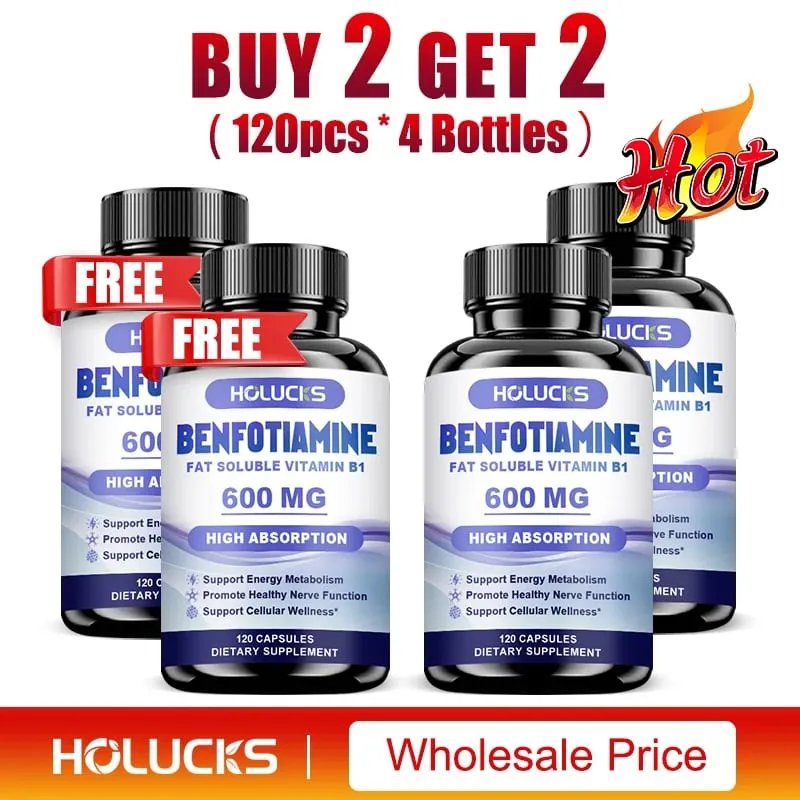 Benfotiamine Capsules Help Maintain Healthy Glucose Metabolism Support Nerve Health Cellular Protection Antioxidant Defense — image 9