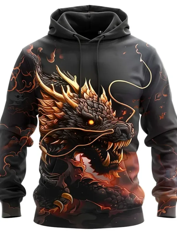 Chinese Dragon 3d Print Hoodie Men Women Fashion Hip Hop Hoodie Sweatshirt Autumn Winter Clothes Men Tracksuit Sudadera Hombre