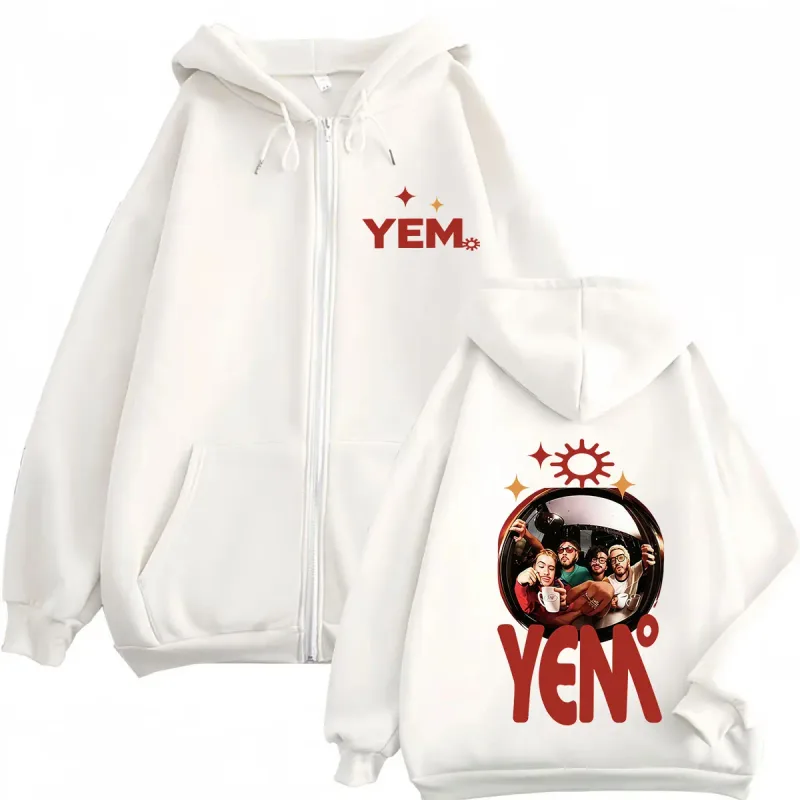 Morat Yem Se Fue El Ayer Y Ya Es Manana Tour 2026 Print Zip Up Hoodie Men Women Hip Hop Long Sleeves Loose Zipper Sweatshirts — image 2
