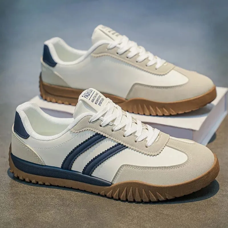 Spring New Men's Flat Shoes Outdoor Comfortable Breathable Skateboard Shoes Fashion Designer Men's Non-Slip Sneakers Zapatillas