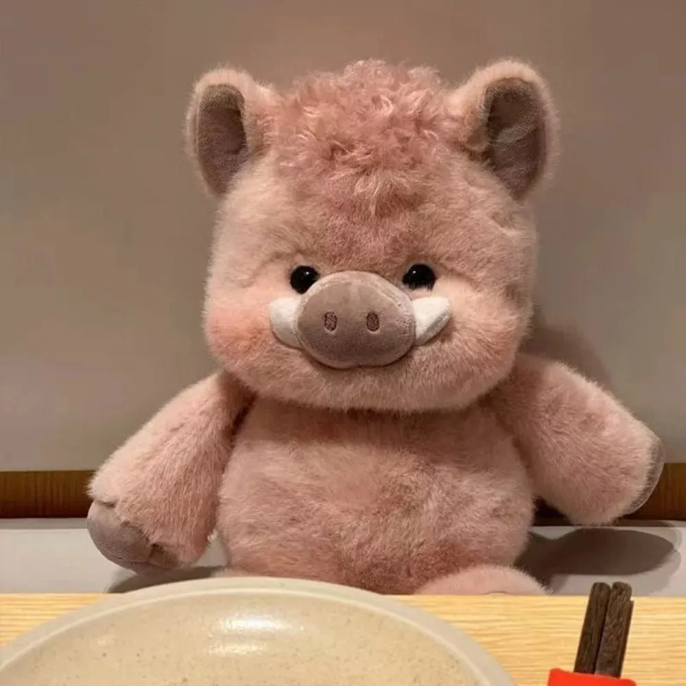 New Design Soft Pig Animal Pillow Cute 17.7inch Emotional Support
