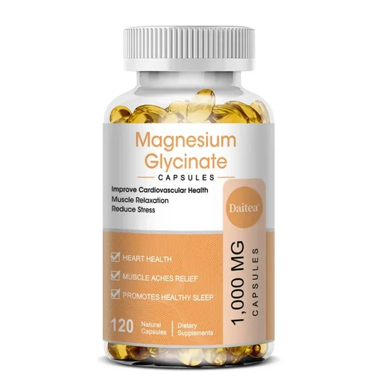 Magnesium Glycinate Supplement with Vitamins To Promote Natural Sleep Reduce Stress and Anxiety and Support Bone Health — image 9