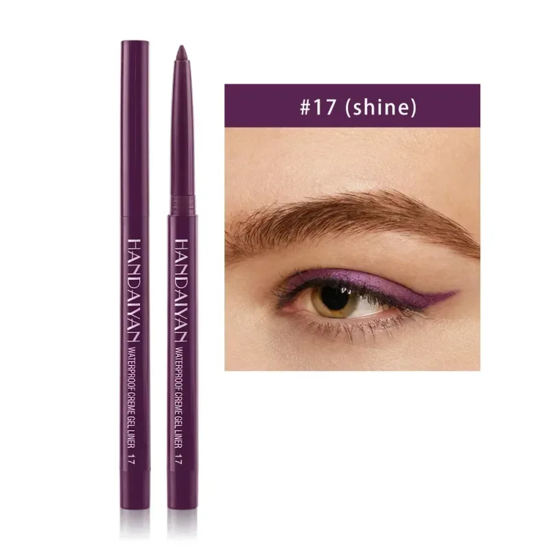 1PC Glitter Shine Eyeliner Gel Pencil Sexy Colorful Long-Lasting Shimmer Makeup Matte Colored Eye Liner Cream Pen Cosmetic Tool — image 23