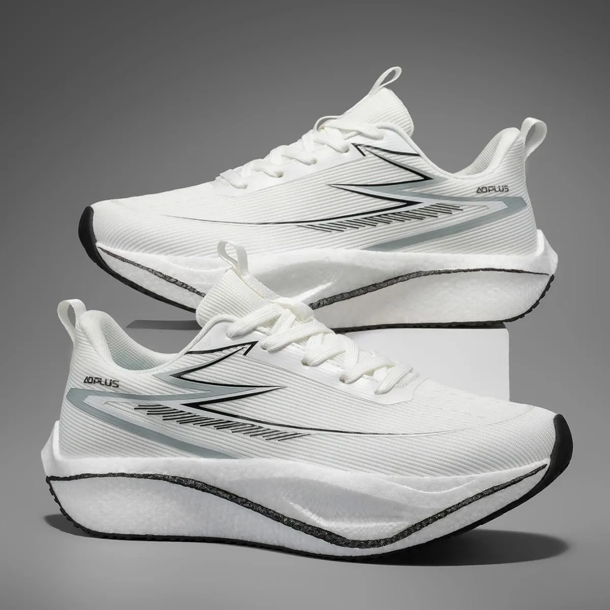 Men Running Shoes Carbon Board Speciality Walking Sports Men's Sneakers Marathon Lightweight Women's Athletic Sneakers — image 3