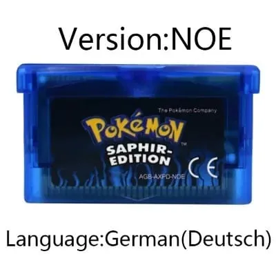 GBA Video Game Cartridge Console Card Pokemon Emerald Ruby FireRed LeafGreen Sapphire Multi-language for GBA/NDS