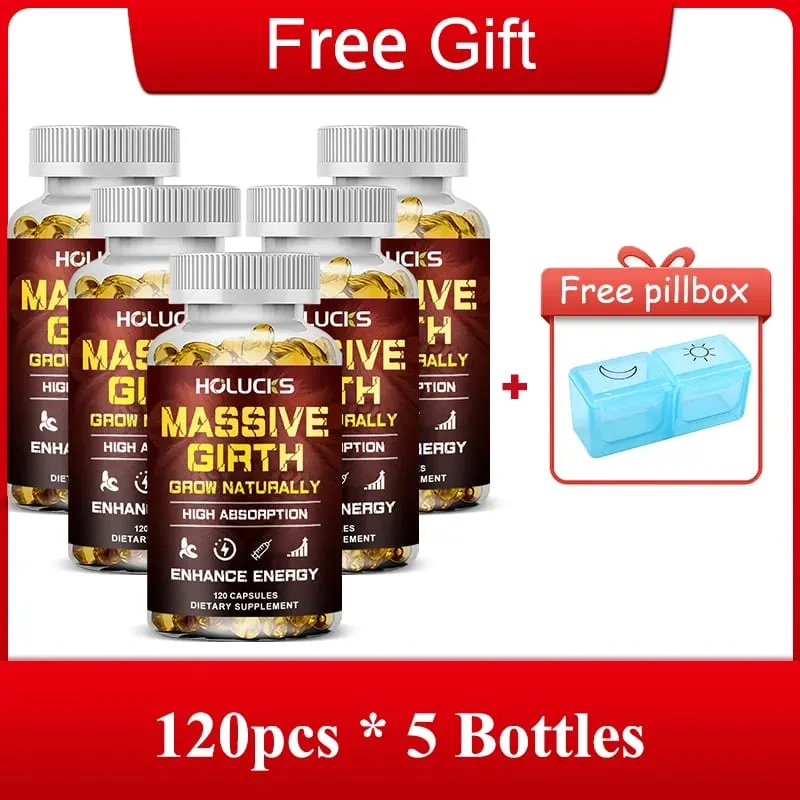 Premium Massive Girth Capsules with Ashwagandha Support Optimal Circulation & Energy Enhanced Performance & Overall Wellbeing — image 9