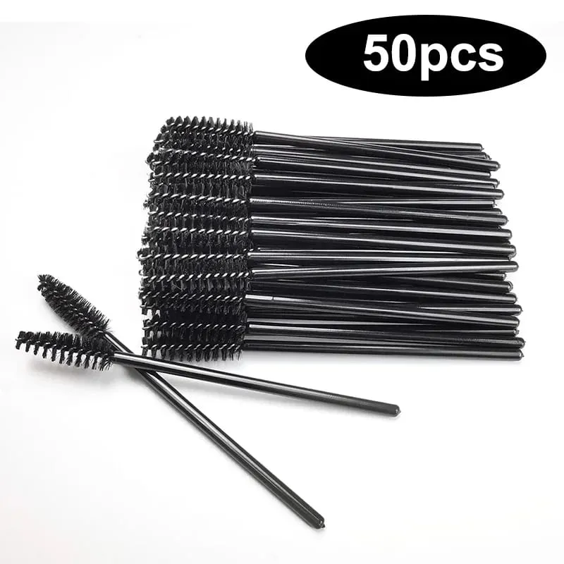 Wholesale 50/1000/2000pcs Spoolies Brush Mascara Wands Wholesale Eyebrow Lash Cleaning Brushes Applicator Makeup Tools Eyelash — image 13