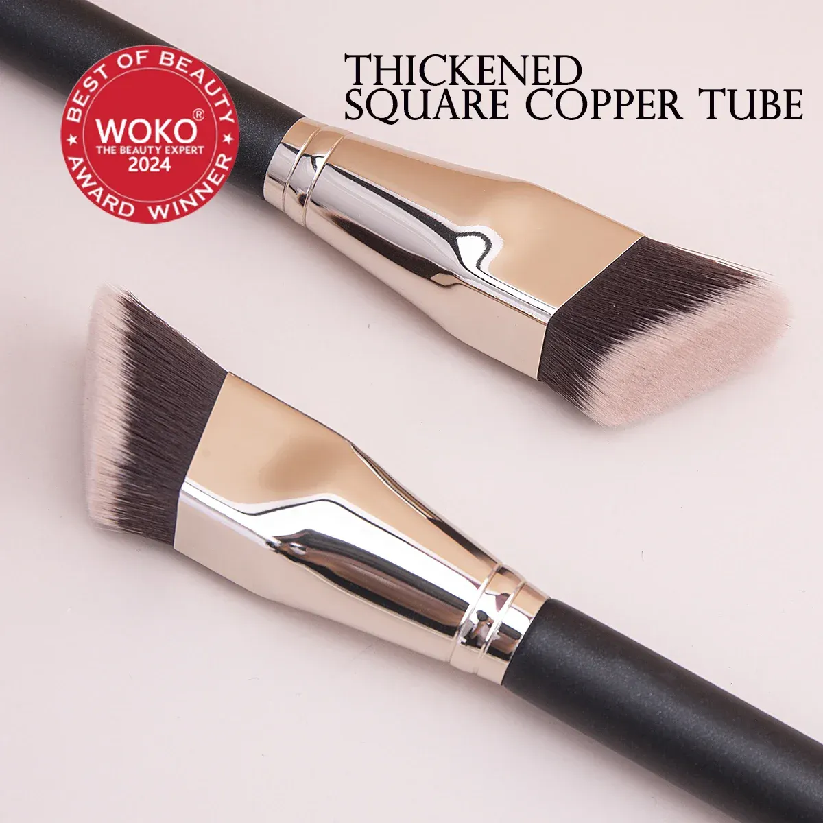 171S Angled Liquid Blush Foundation Brushes Cream Blush Brush Foundation Blending Makeup Brush Foundation Buffing Make Up Tool — image 4