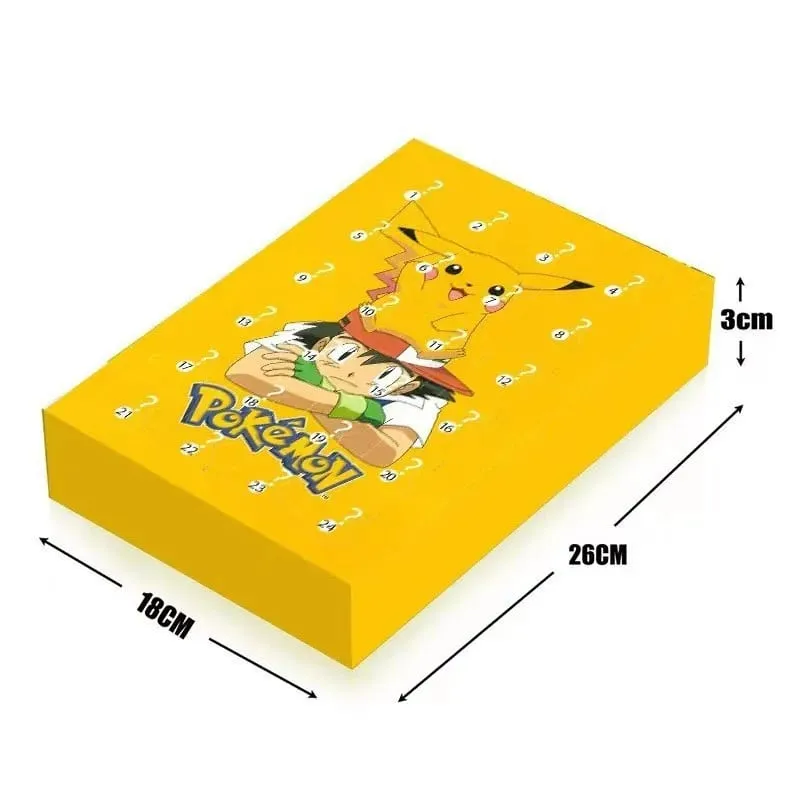 24 ชิ้น/เซ็ต Pokemon คริสต์มาส Advent ปฏิทินน่ารัก Pikachu Charizard PVC ขนาดเล็กอะนิเมะรูป Surprise กล่องของขวัญวันเกิดฮาโลวีน — image 6