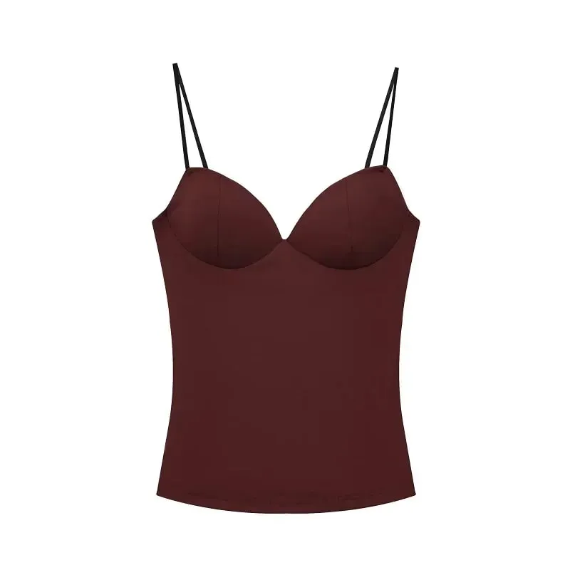 Sexy Corset Top Women Backless Bra Crop Top Woman Tanks & Camis Slip Tops for Women Sleeveless Bustier Tops Women Camisole — image 10