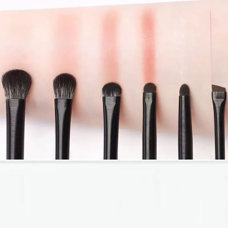 New 6PCS Eyes Makeup Brushes Set Professional Soft Contouring Eyeshadow Eyeliner Eyebrow Brush Women Facial Beauty Cosmetic Tool — image 2
