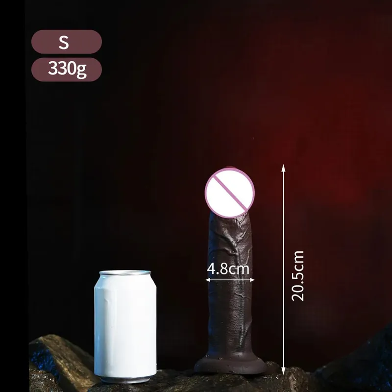 Super Realistic Long Dildo Soft Silicone Anal Dildos Strapon Dick Butt Plug Masturbator Penis Adult Sex Toys for Men Women — image 14
